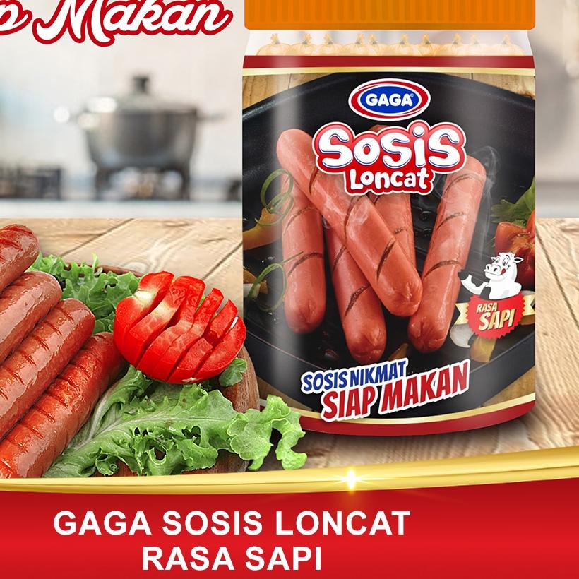 

limited Edition✔️GAGA Sosis Locat Ayam, Sapi dan GAGA Otak-otakku 21gr (GG44)|RA7