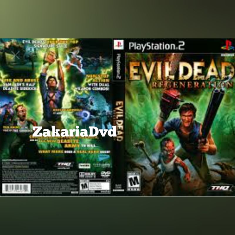 Kaset Ps 2 Evil dead Regenarition