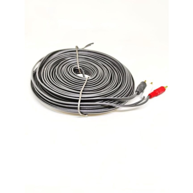 KABEL AUDIO TO RCA 2 GOLD PLATED 20M (1-2) / JACK 3.5 - 2 RCA 20 METER