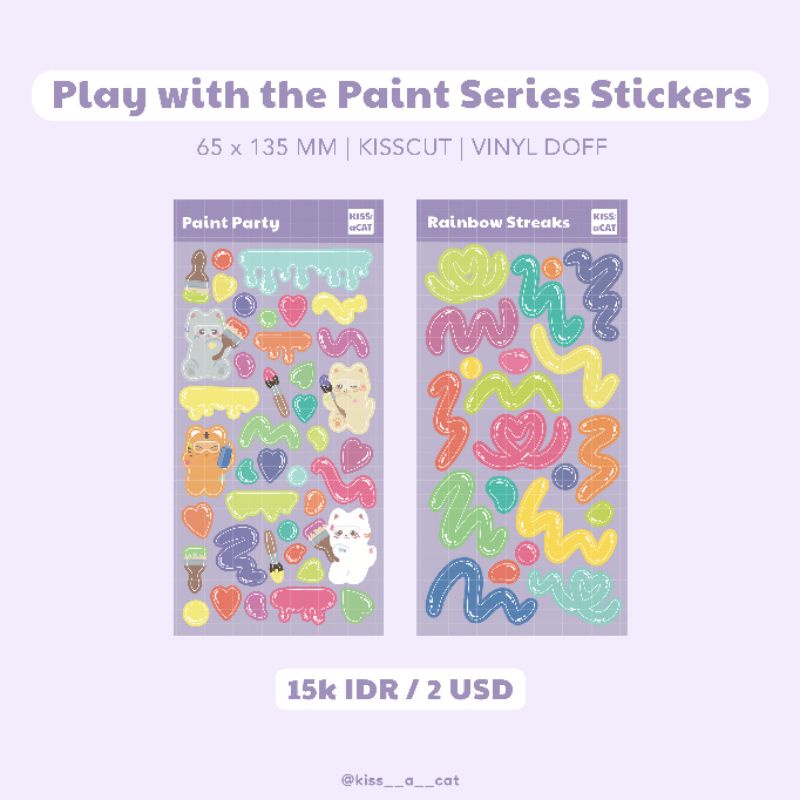 

Play with the Paint Sticker Deco - 96z Jun, Hoshi, Wonwoo, Woozi