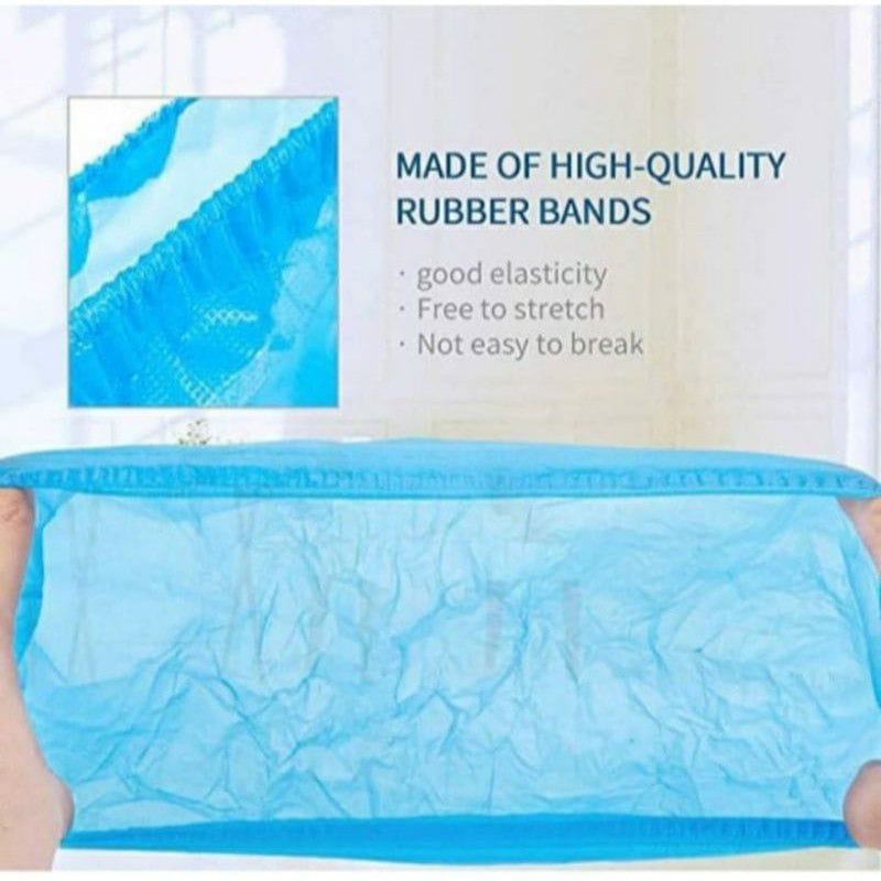(HJ_888)Cover Sepatu Sarung Sepatu Medis Pelindung Hujan Shoe Cover Sekali Pakai Plastik Pembungkus Sepatu Cover Shoes Medis Disposable