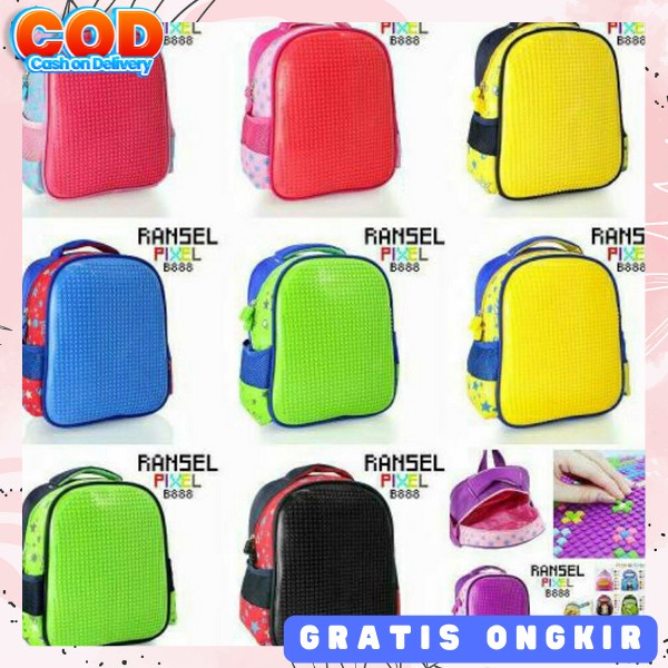 Backpack Sekolah Ank Kecil Terbaru Back Pack Sokolah Anak Paud Tk Sd Kekinian Rensel Karakter Murah 