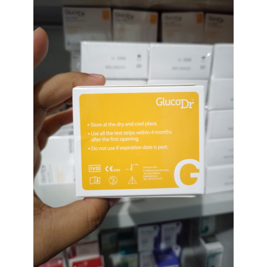 Strip isi ulang GlucoDr Bio Sensor - Refill Gula Darah Glucodr AGM-2100 Bio sensor code 8