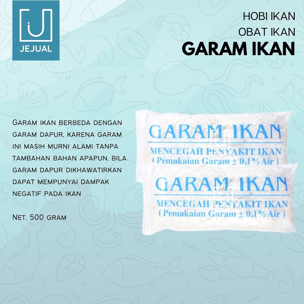 GARAM KROSOK Grosok/Crystal/Kasar Kolam/akuarium Ikan 500gr Non Yodium