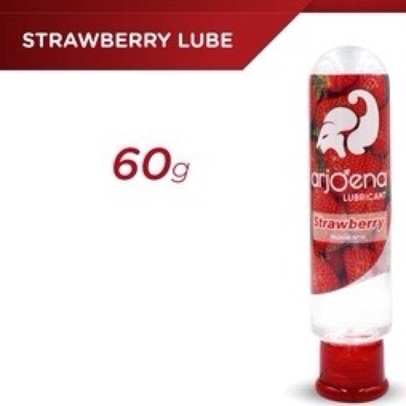 Arjoena Lubricant Strawberry Pelumas Kondom 60 Gram