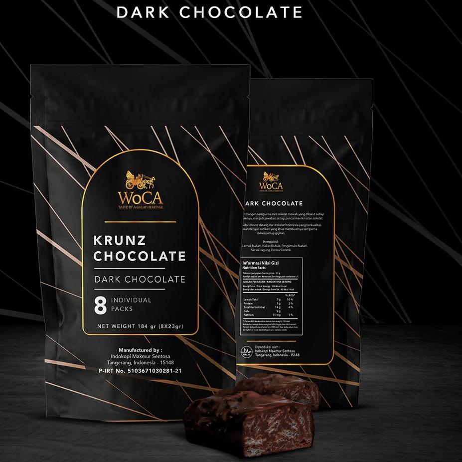 

BRANDS FESTIVAL WoCA Krunz Chocolate Dark 8 individual packs - Pouch 
