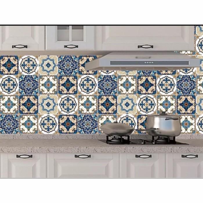 Wallsticker Sticker Lantai Sticker Dapur Sticker Kamar Mandi Sticker Tegel 5Mx60Cm