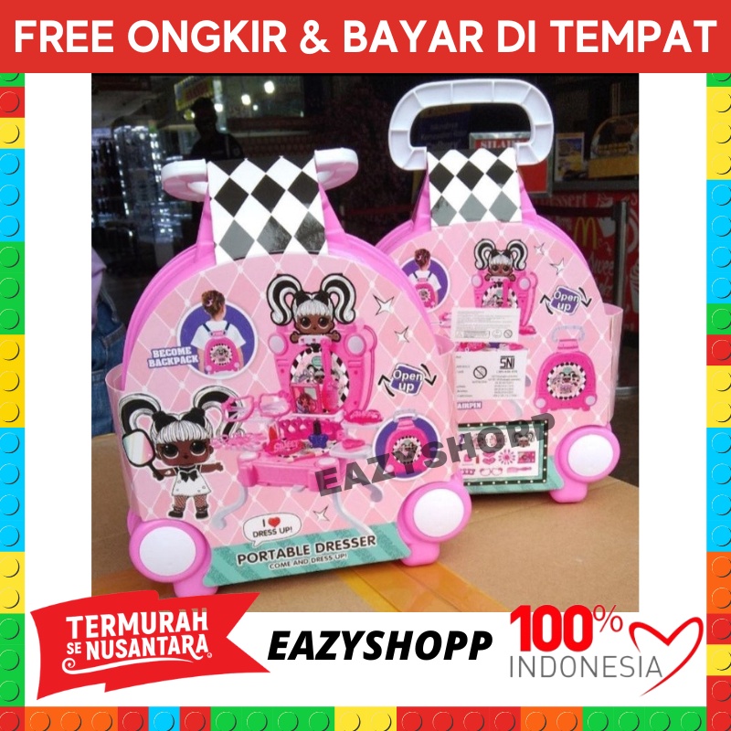 Mainan Anak Perempuan Make Up Dandan Dandanan Meja Rias Karakter Cewek Mekap Makeup Kecantikan Beaut