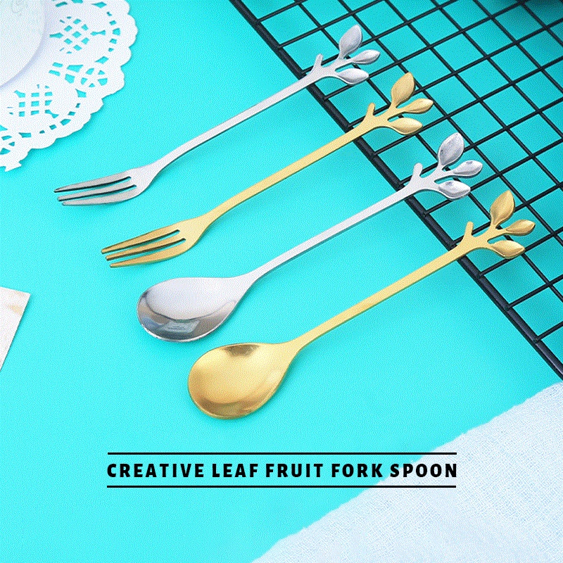 Kreatif Stainless Steel Sendok Bunga Sendok Kopi Rose Cherry Blossom Spoon Festival Hadiah Souvenir - PD