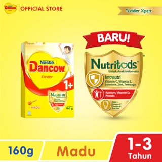Image of Nestle Dancow 1+ dengan Nutritods Susu Pertumbuhan Rasa Madu 1-3 Tahun Box 160 g