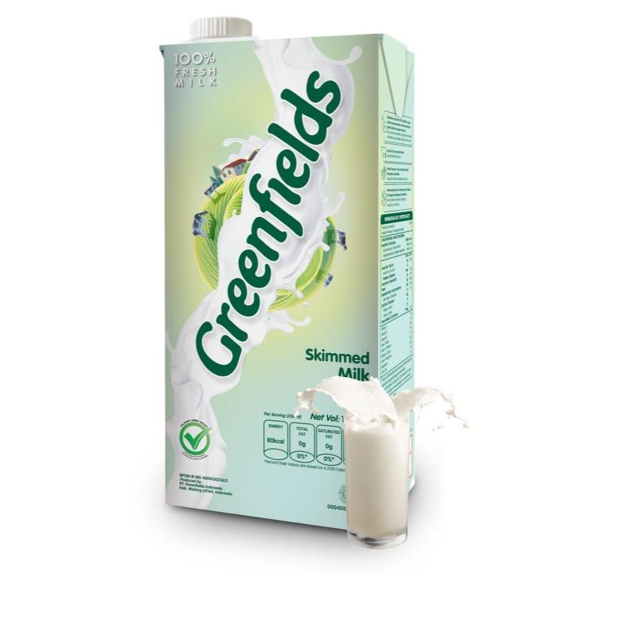 

artl2L6x--Greenfields Susu UHT Skimmed Milk 2 x 1000 mL