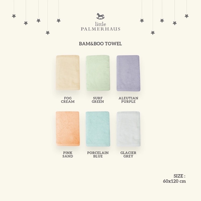 DINOANDBUNNY - Little Palmerhaus Bamboo Towel - Handuk Bayi Bam&amp;boo - Handuk Anak