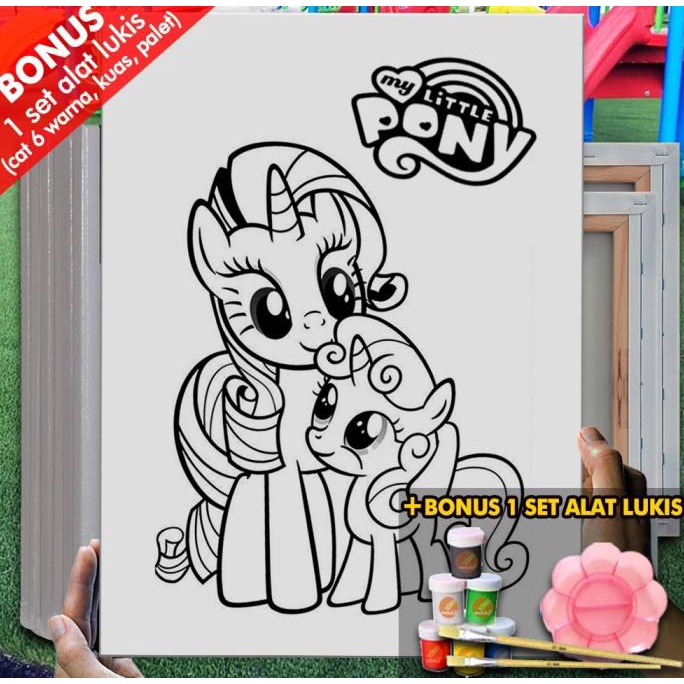 

Kanvas Menggambar Anak Pony Equestria Tales 30x40 cm MEL1156