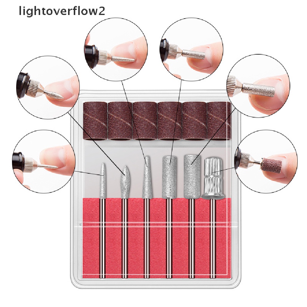 (lightoverflow2) Mesin Kikir Kuku Elektrik Portable Untuk Manicure / Pedicure