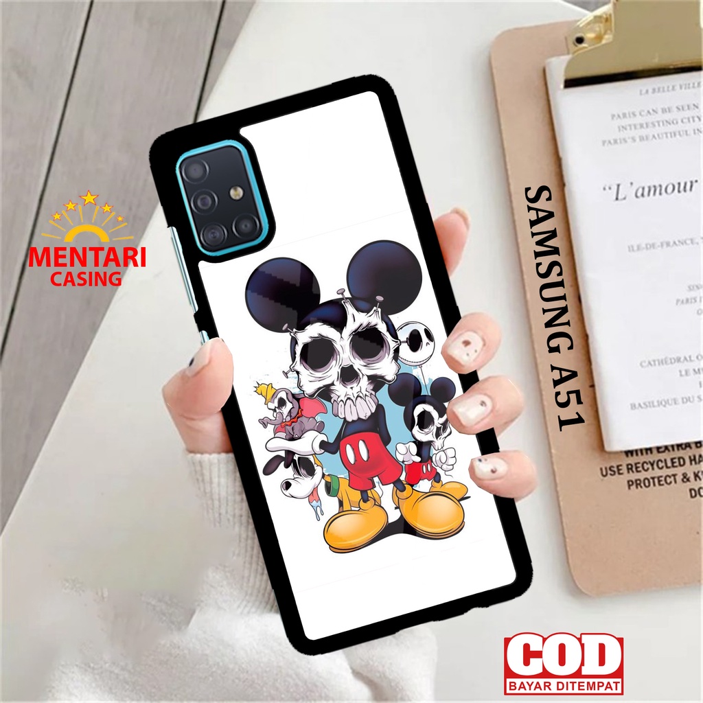 Case SAMSUNG A51 CASING SAMSUNG A51 [ MICKEY ] Mentari casing case hp kondom hp case custom case cas