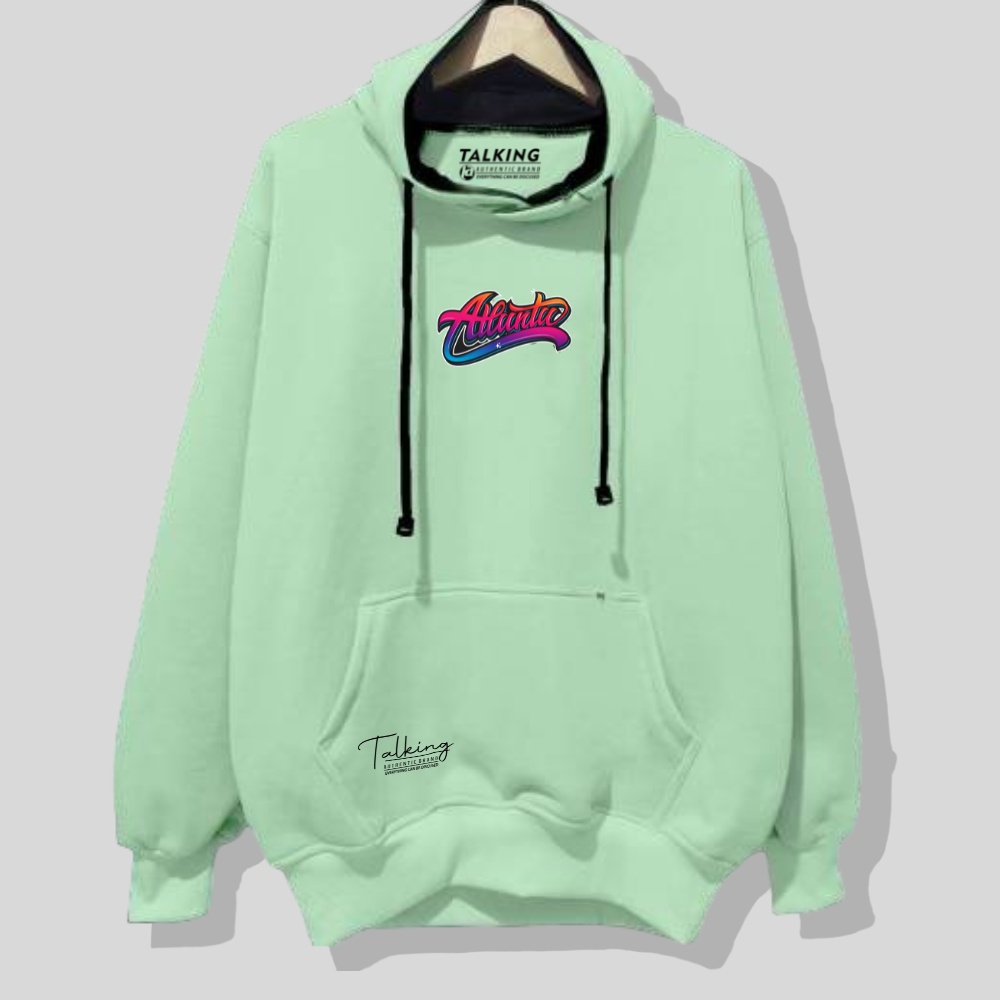 Talking Sweater Hudi Original Mint ATLANTIC Hoodie Pria Wanita Unisex Hoddie Laki Perempuan Kekinian Tebal