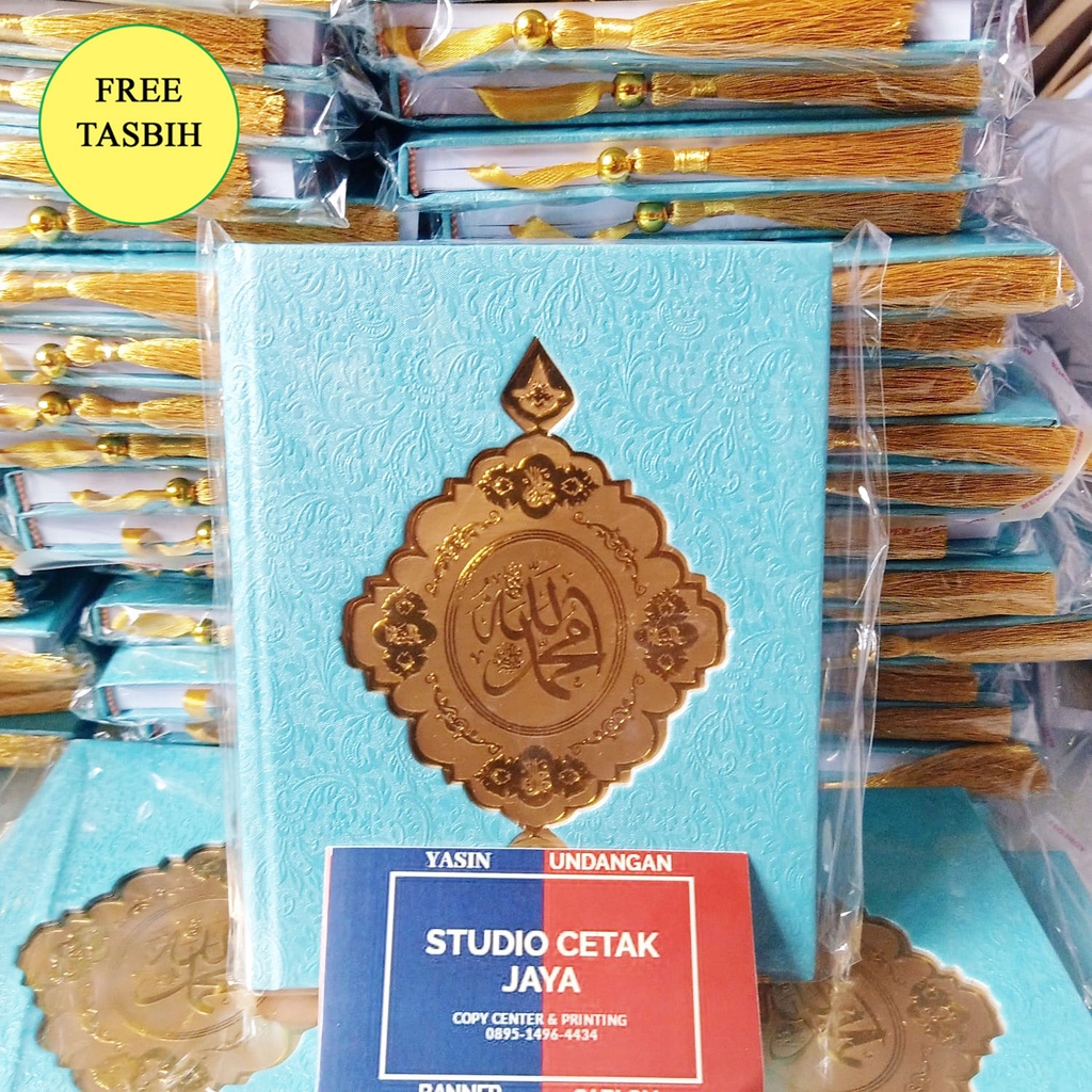 Cetak Yasin Terjemahan 148 Halaman Cover Bintang Free Tasbih