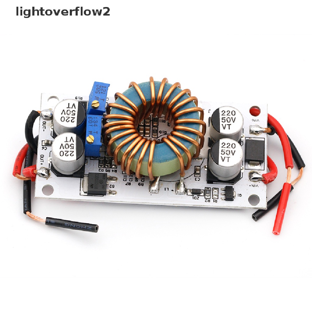 (lightoverflow2) Modul Power Supply Step Up 250W DC-DC 10A Adjustable Untuk Ard