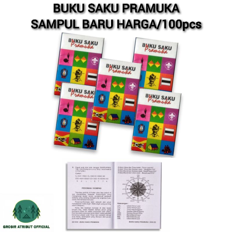 

(Ready Stock) BUKU SAKU PRAMUKA SAMPUL BARU HARGA PER 100pcs PRODUK PREMIUM