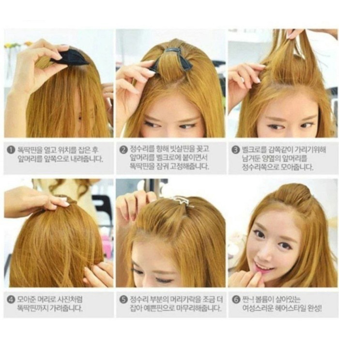 MAX New Breathable Bangs Mat Volume Fluffy Sponge Clip Hair