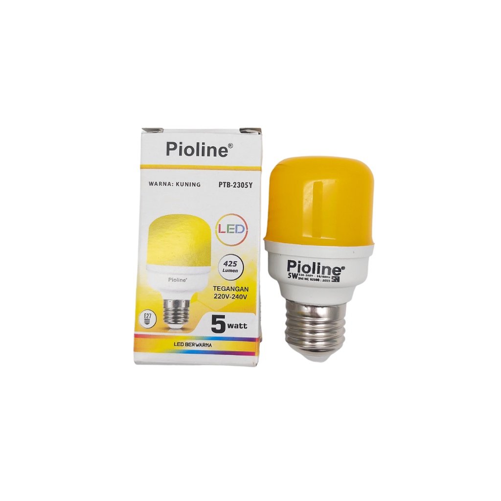 Lampu Led Colour Bulb Pioline 5 watt Lampu Warna Hemat Energi