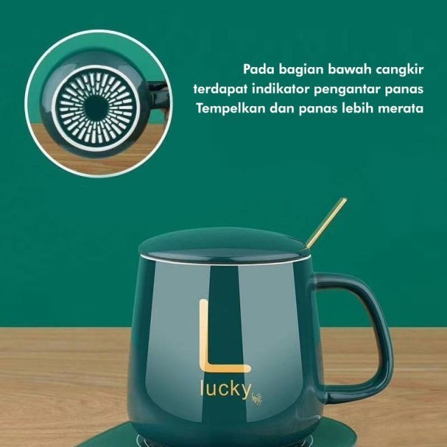 CCS5 - Cangkir Mug Listrik Pemanas Kopi Teh Cup Coffe Warmer Elektrik