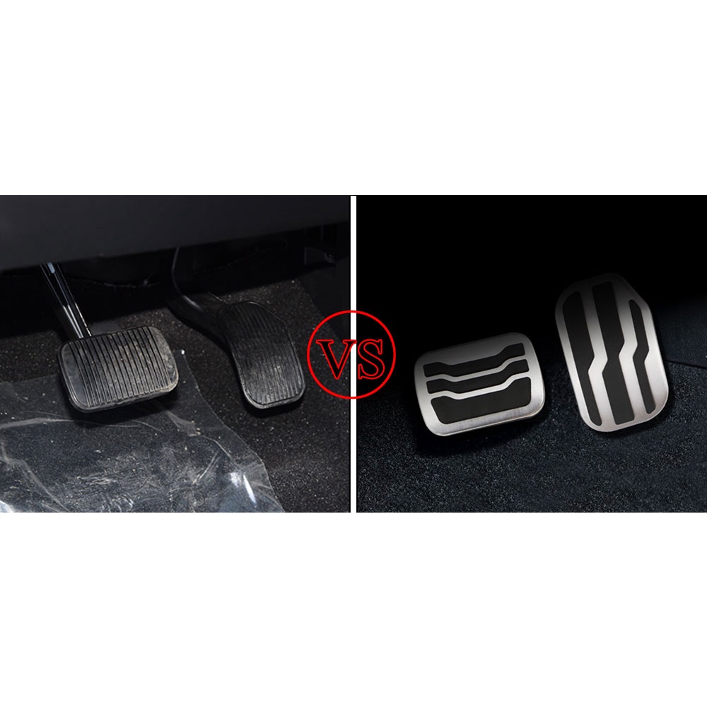 Cover Pelindung Pedal Gas Rem Mobil Bahan Stainless Steel Untuk Ford Raptor F150 2015-2020