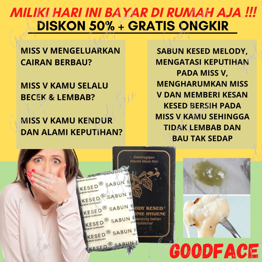 SABUN KESED MELODY BPOM - SABUN KESED SIRIH MELODY KHUSUS MISS V