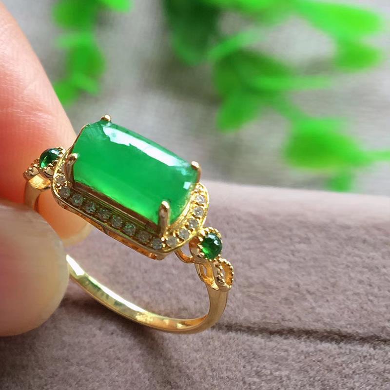 Cincin Model Terbuka Lapis Emas Dapat Disesuaikan Gaya Elegan Untuk Wanita