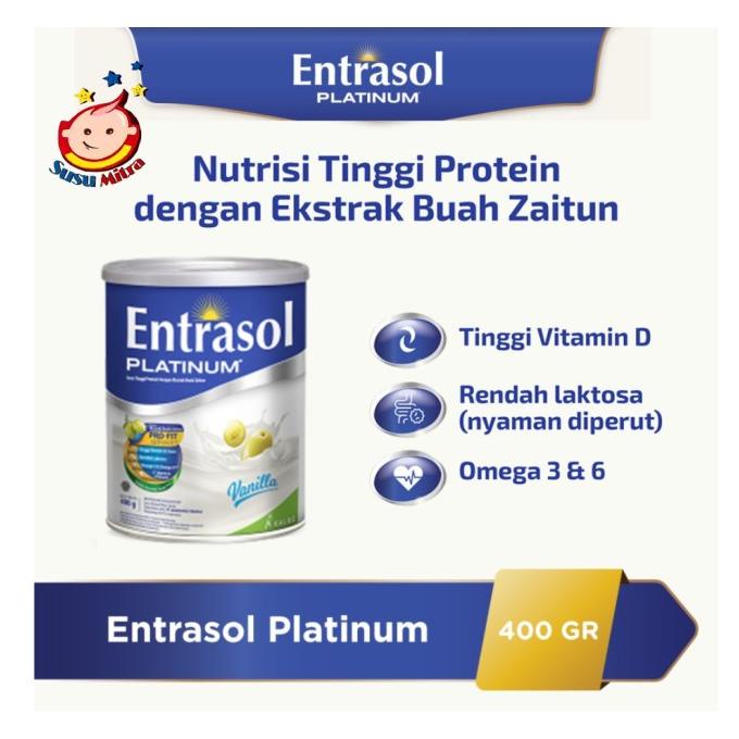 

[ COD ] ENTRASOL PLATINUM VANILA 400 gr