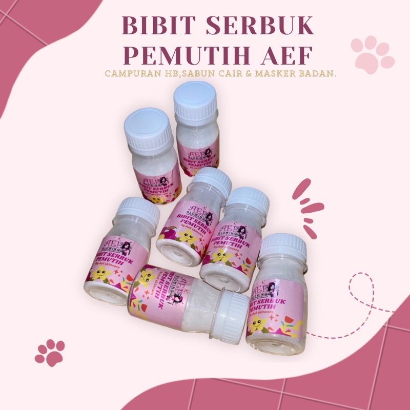 Bibit serbuk pemutih AEFF (KEMASAN BARU) (TERBAIK) FREE GIFT
