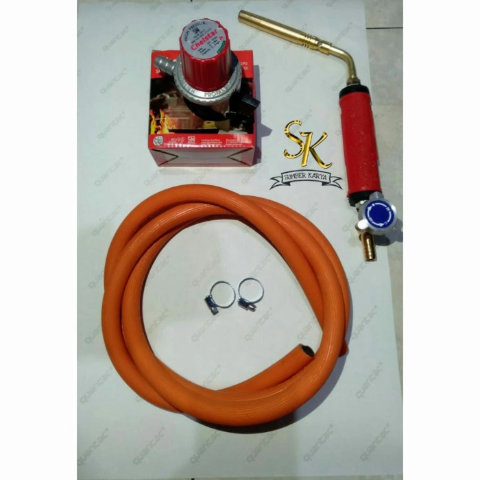 blow torch gas lpg 1set / Alat las ringan / Solder bbq