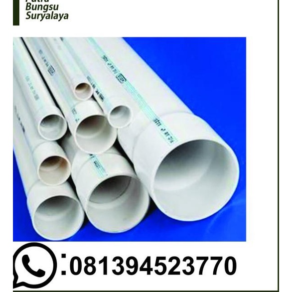 Pipa/ Paralon PVC Maspion AW Putih 3/4 Inch