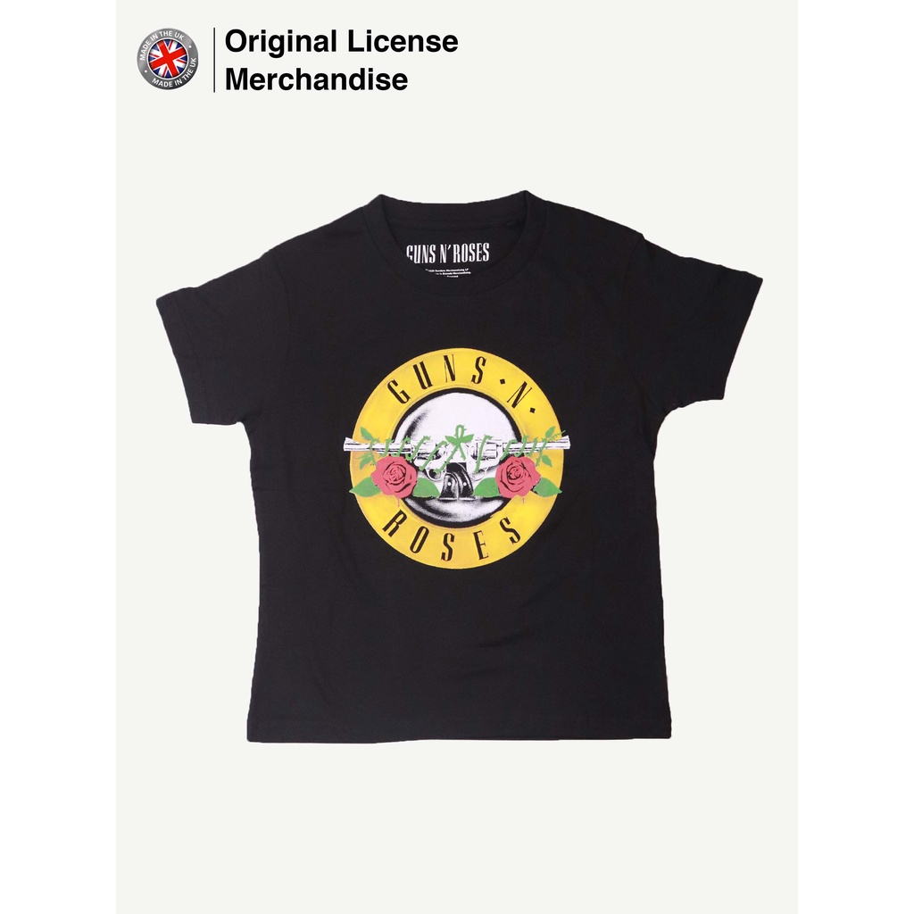 Kaos Baju Motif Anak Laki Perempun GUNS N ROSES Original Classic Logo