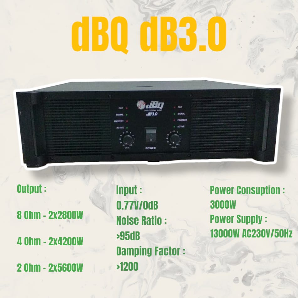 POWER AMPLIFIER DBQ DB 3.0 power ampli dbq dB3.0 ORIGINAL