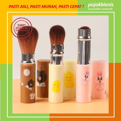 KUAS BLUSH ON TABUNG KARAKTER / MAKE UP BRUSH