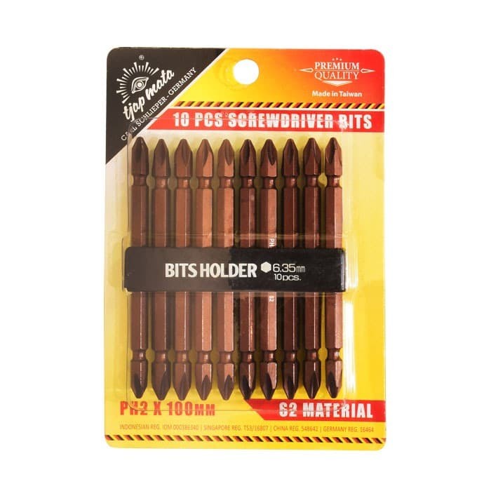 Obeng Mata Bor Obeng / Gipsum / Angin 2X100 ++ Tjap Mata