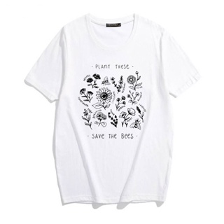 Image of thu nhỏ PREORDER Womens Fun Floral Print T-shirt Casual Plant Pattern Tshirt Cute Plant Top Summer Punk Short Sleeve Tees Clothes #5