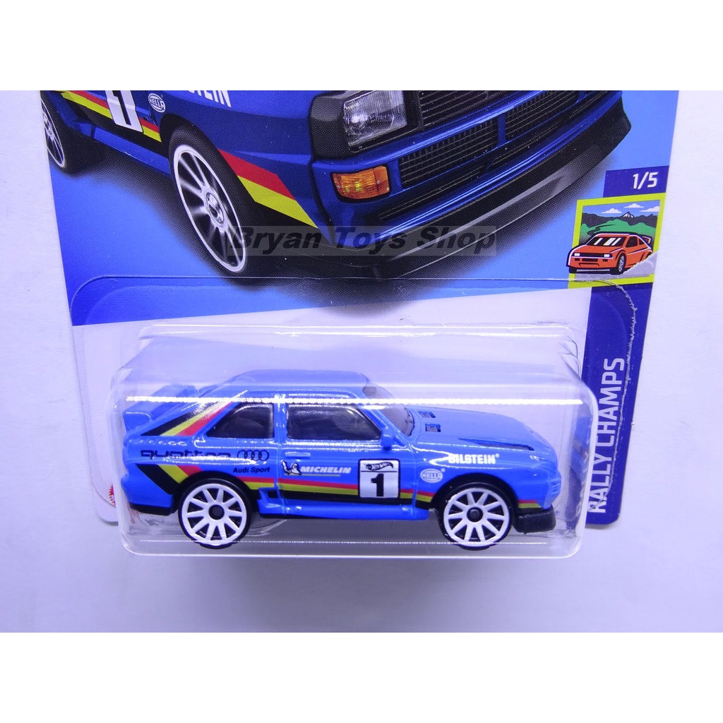 Hot Wheels 84 Audi Sport Quattro Biru No. 1