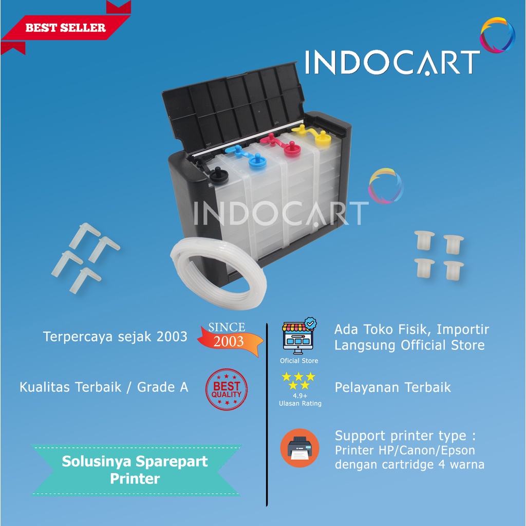 Jual Ink Tank Modif Tabung Infus Printer Ink Hp Canon Epson 100ml 4w Hitam Shopee Indonesia 5809