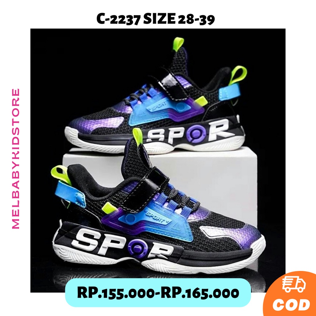 C2237 SEPATU ANAK SPORT SNEAKER IMPORT