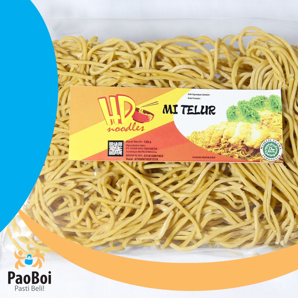 

Mie Telur Premium Kaisar / HD ( Huang Di ) Noodles - Bulat
