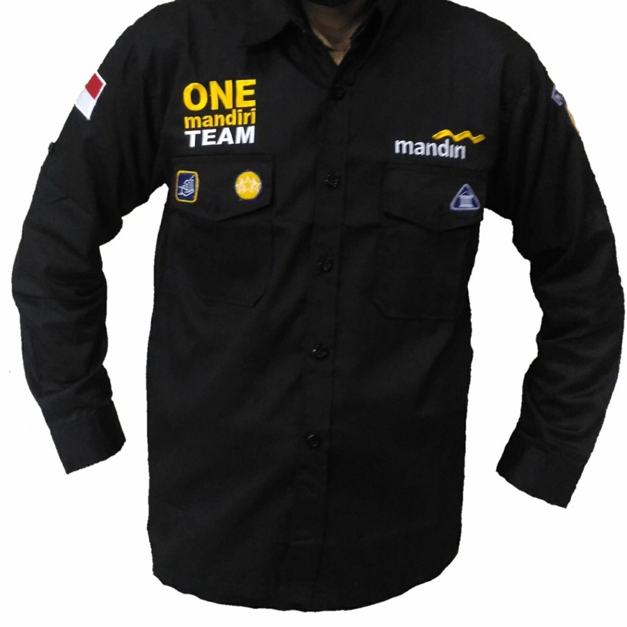 jual-po-seragam-mandiri-baju-kemeja-pdl-one-mandiri-team-shopee-indonesia