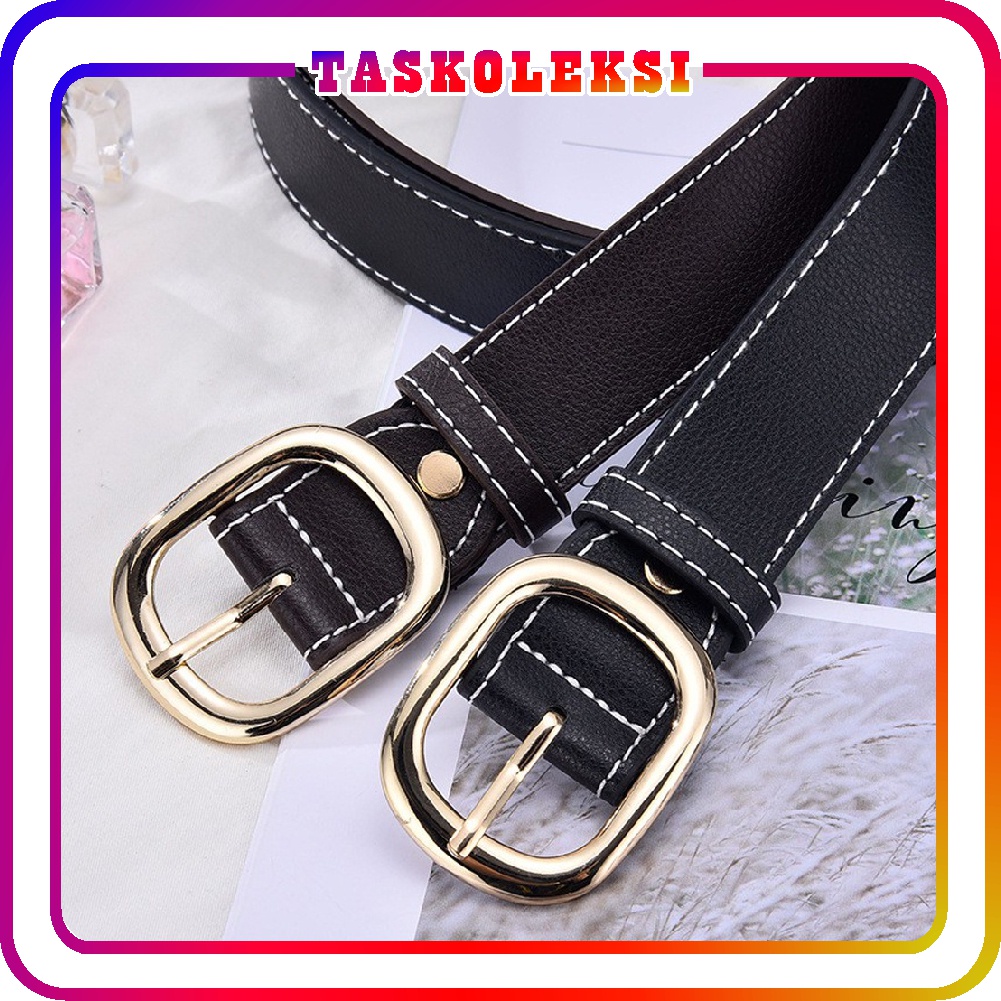 ☛TK☚ Gesper Wanita Tali Pinggang Bahan PU Untuk Wanita / Ikat Pinggang Wanita Belt Retro Fashion R804