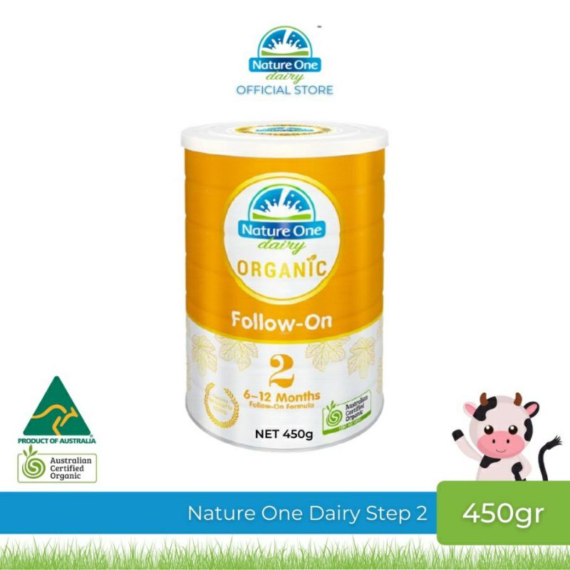 Susu Nature One Dairy Organic Baby Formula Step 1/2/3/4 450gram/900gram