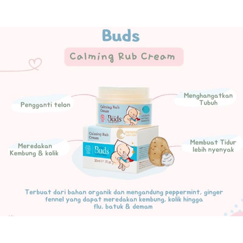 BUDS CALMING RUB CREAM