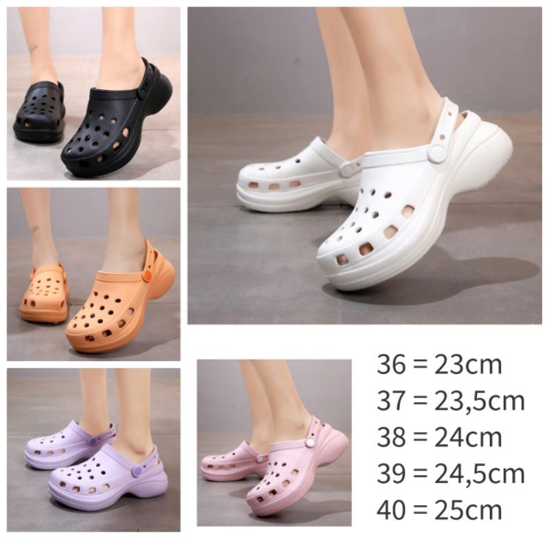 Wedges baim EVA polos no jibitz import/sandal wanita import bahan EVA/sandal baim wanita