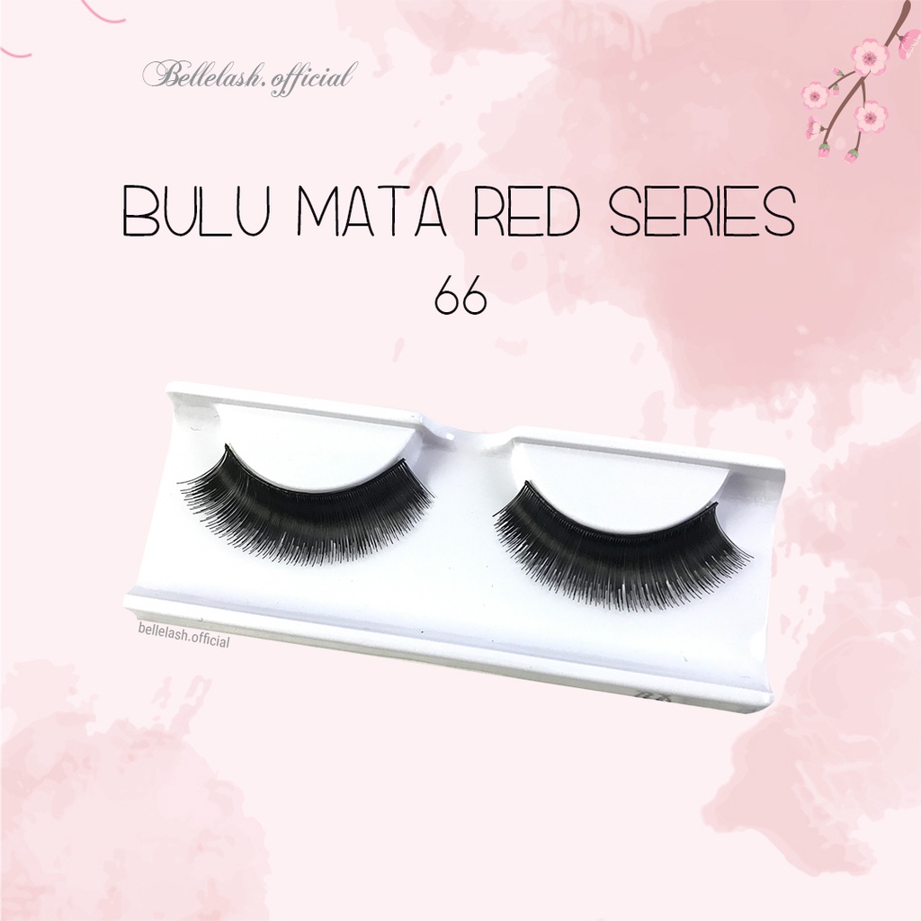 66 Bulu Mata Palsu Handmade Natural False Eyelash Eye Lashes