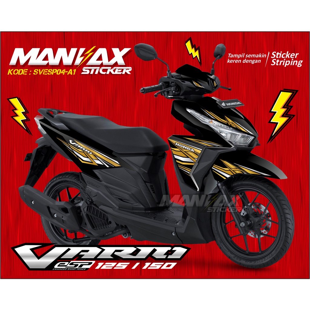 Sticker Striping List Motor Vario 125 150 Old 2015-2017
