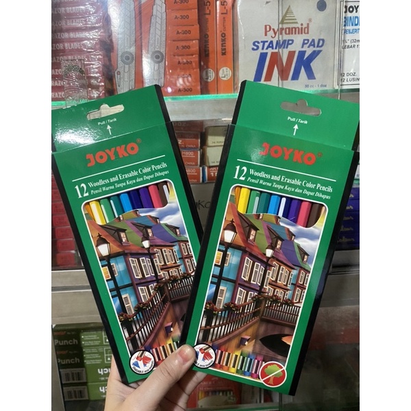 

Pensil 12 Warna Joyko+Hapusan